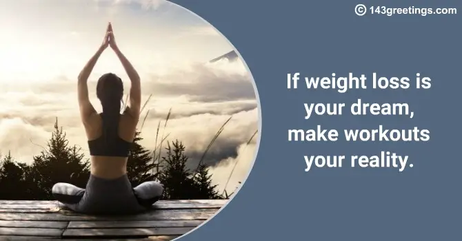 Inspirational Weight Loss MSG
